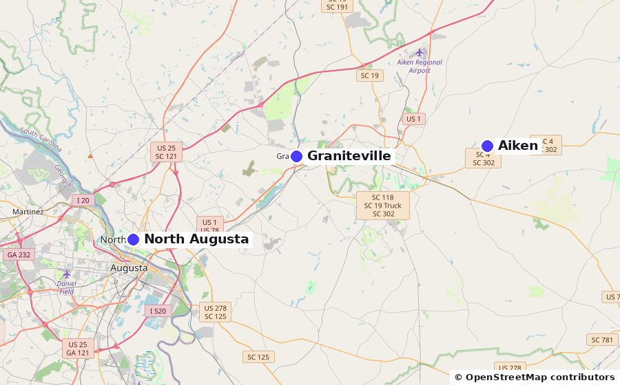 Where Zone Test Plumbing works: Aiken, Graniteville, North Augusta